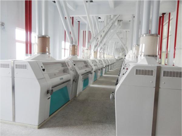 Complete set of wheat flour milling equipment